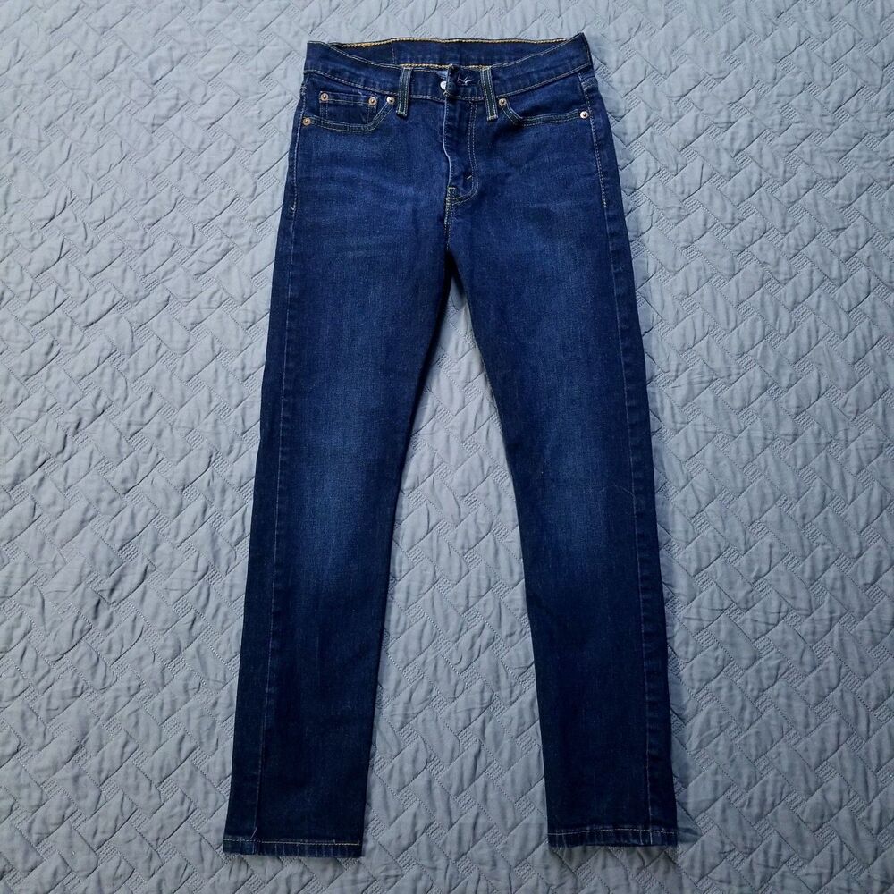 Levis Jeans Mens 29X30 Blue‎ 510 Slim Straight Leg Dark Wash American Denim